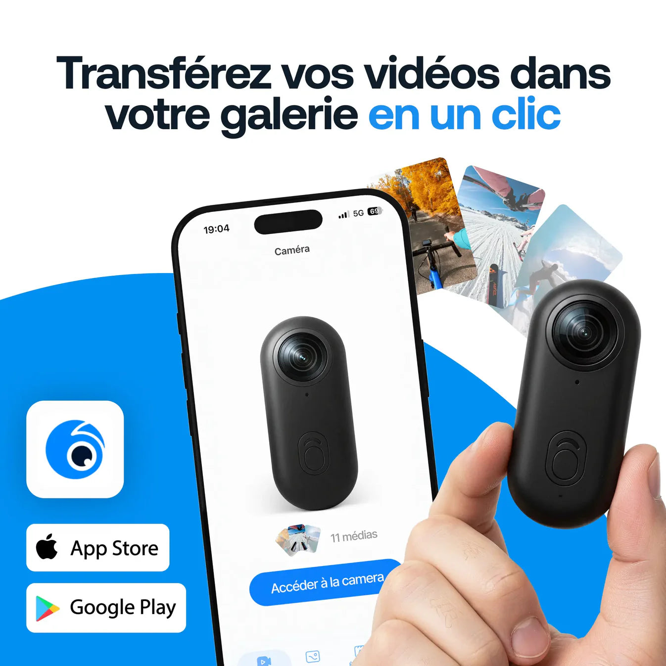 Dashcam - 4k Thumb Action Camera